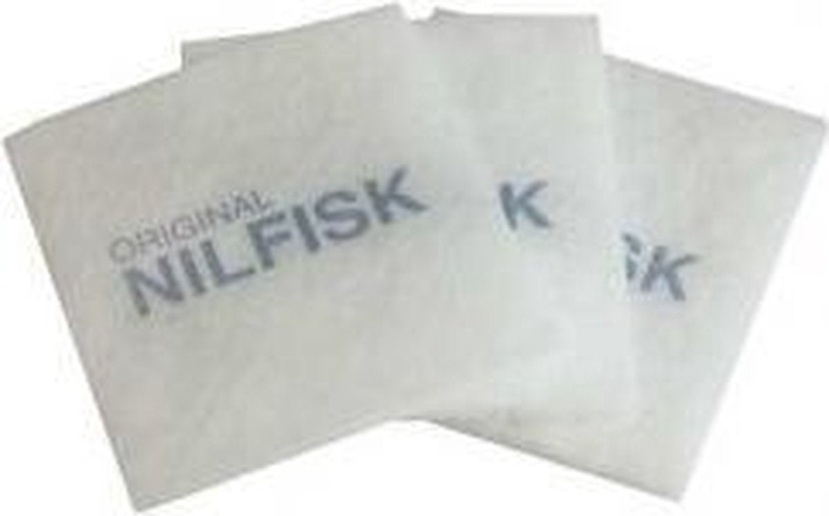 Voorfilter 3 stuks uitblaas Extreme stofzuiger Nilfisk  9440 v