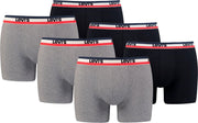 Levi Onderbroek - Maat XXL  - Mannen - grijs/zwart/rood