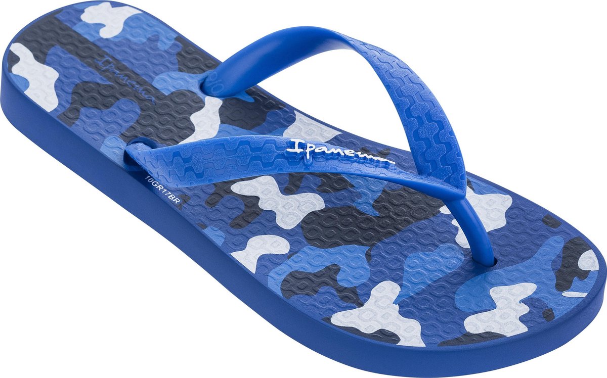 Ipanema Classic VI Jongens Slippers - Blue/White - Maat 33/34