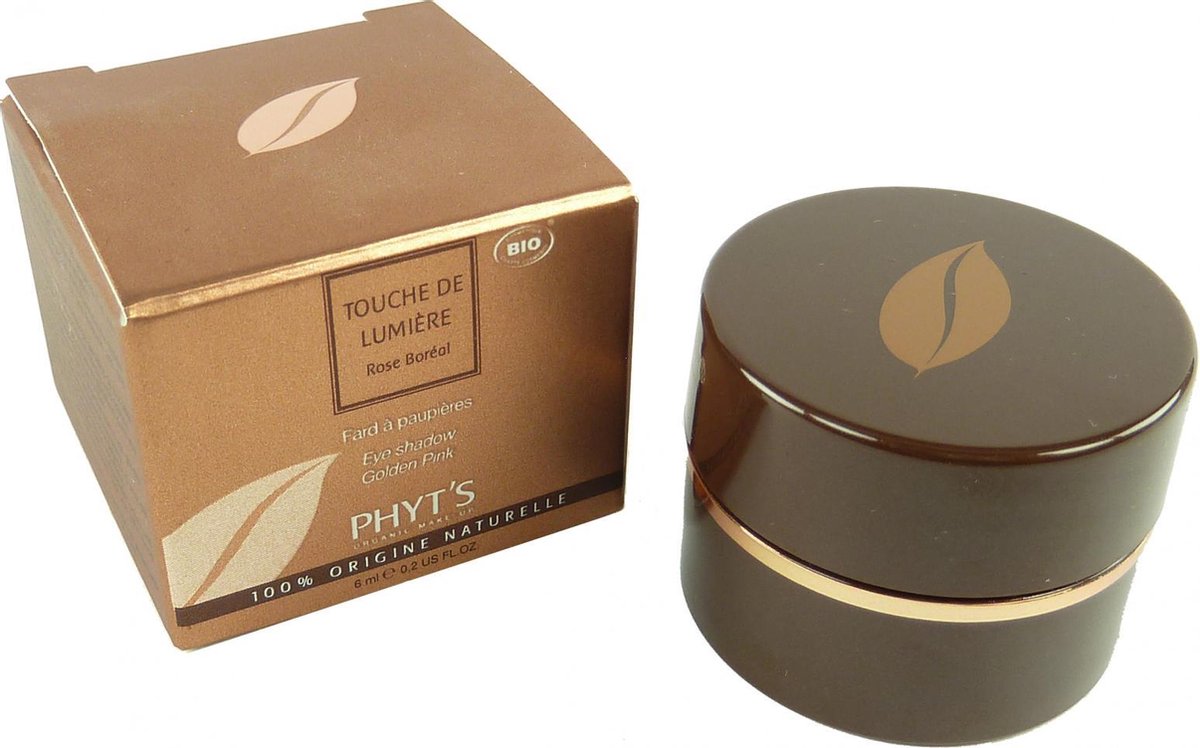 Phyts Touche de Lumiere - Organic Eye Make Up Powder Eyeshadow Oogschaduw - 6ml - Golden Pink