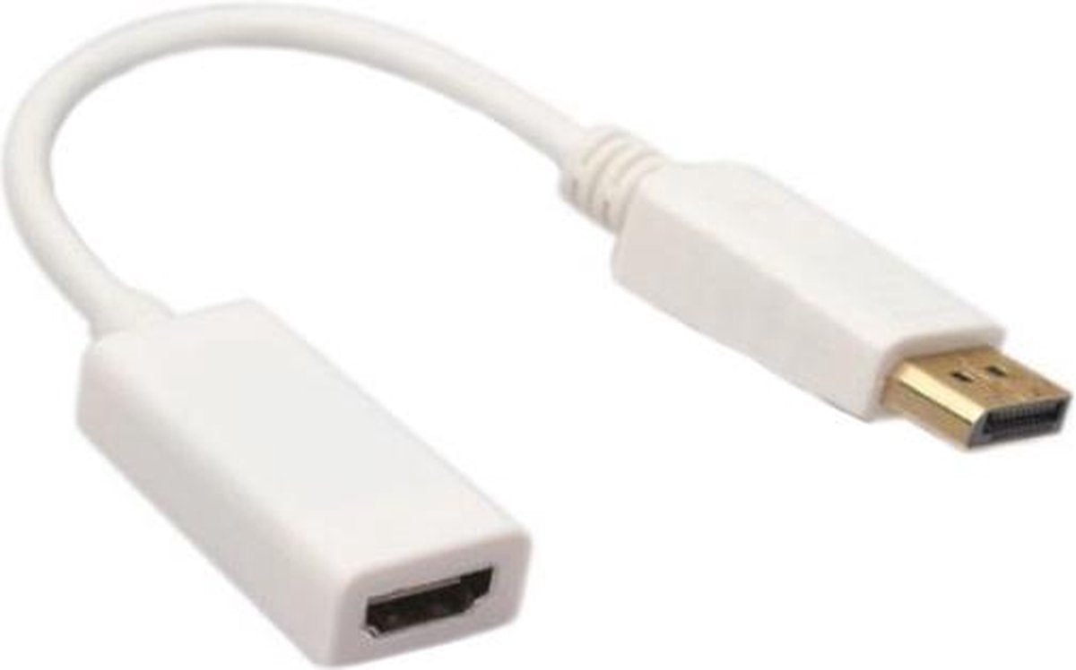 XIB Displayport naar HDMI / DP to HDMI adapter - Wit
