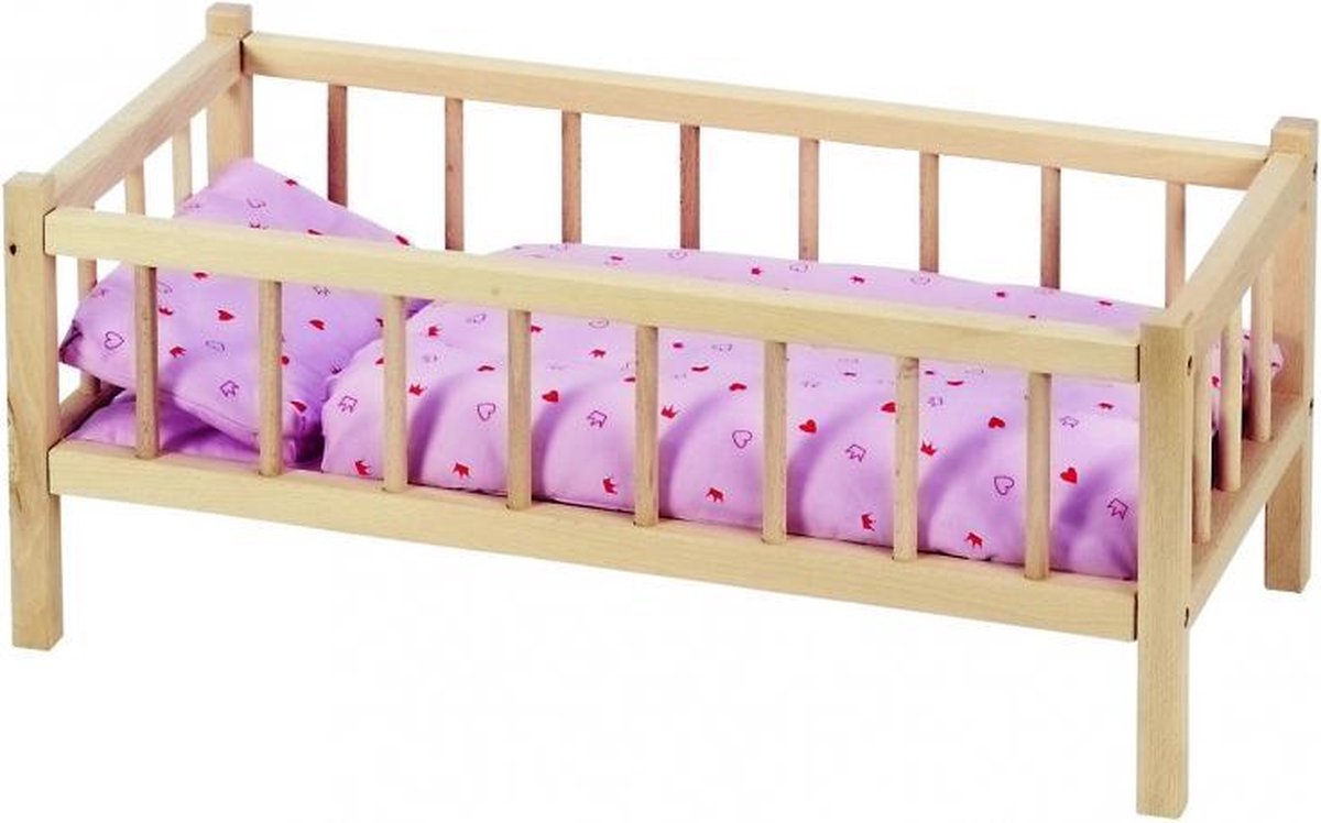 Goki Houten poppenbed 60 x 29 x 25 cm