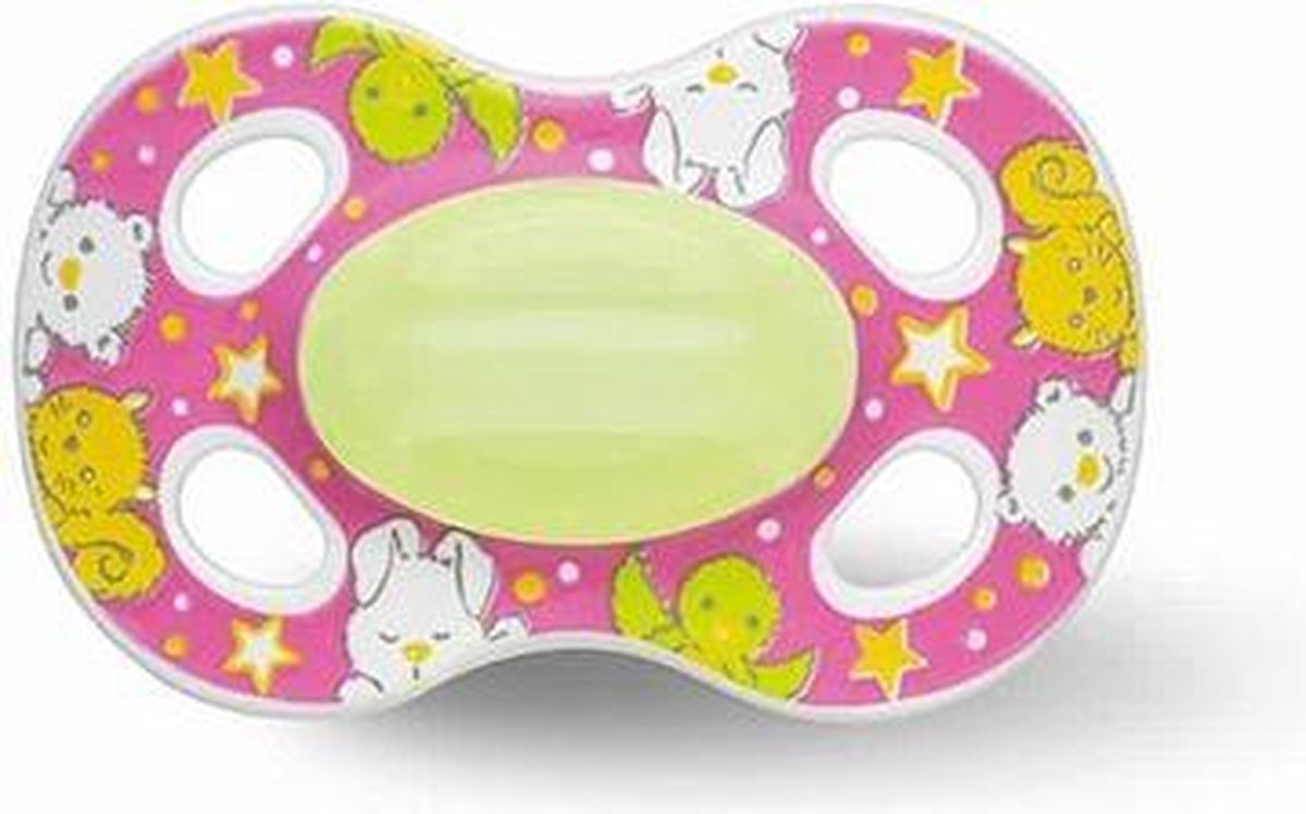 Bibi Happiness fopspeen - Lovely Dots Roze - 6-16 mnd