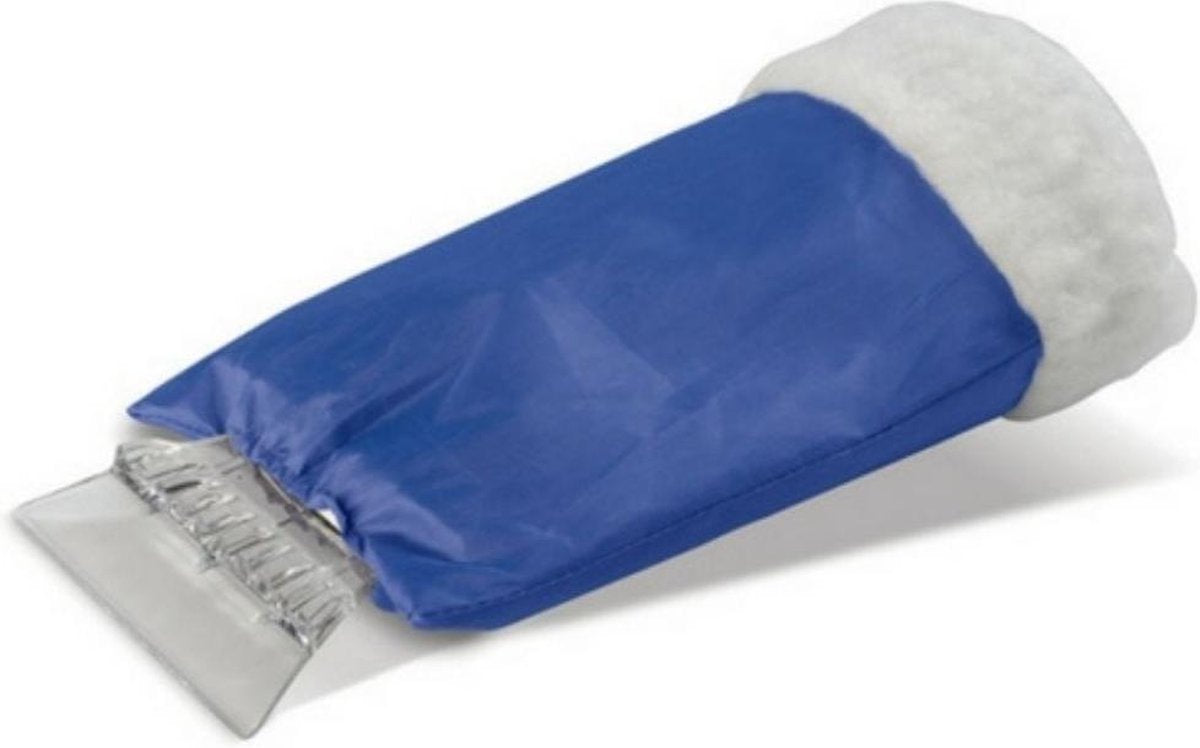 Orange85 IJskrabber - Met warme handschoen - Blauw - Auto - Ruitenkrabber - Raamkrabber - Sneeuw - Ijs - Winter