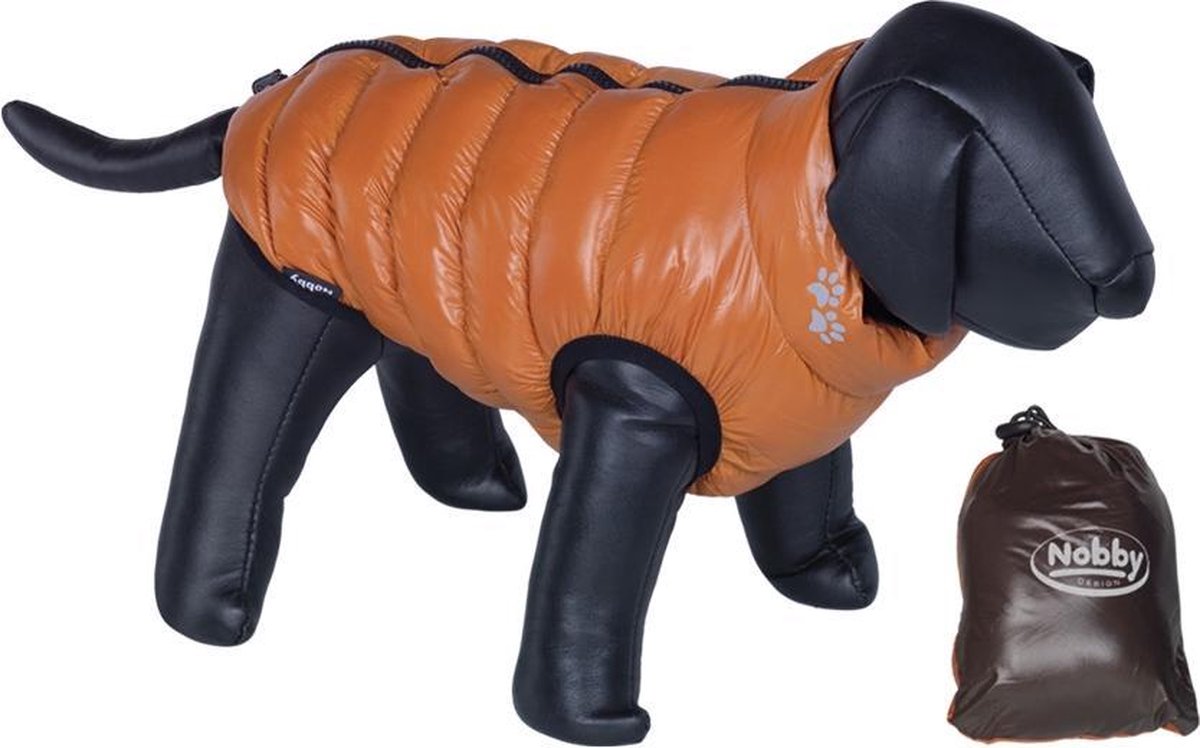 Nobby hondenjas light oranje/bruin - 23 cm