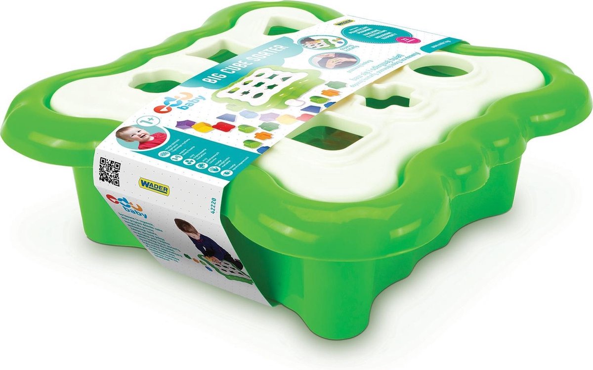 Wader Big Cube Sorter 42220 educatieve sorteerder