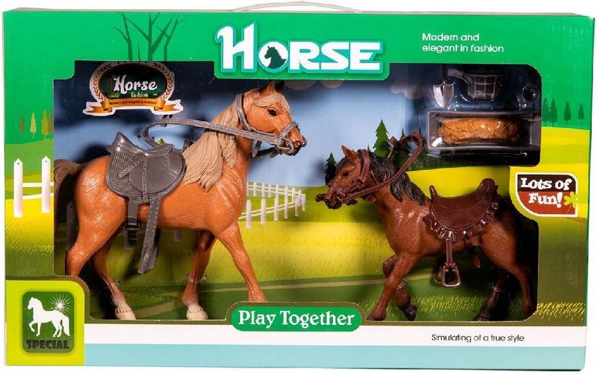Horse Paard met Veulen