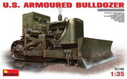 MiniArt U.S. Armoured Bulldozer + Ammo by Mig lijm