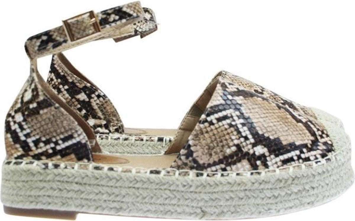 Espadrilles Slangenprint - Maat 40