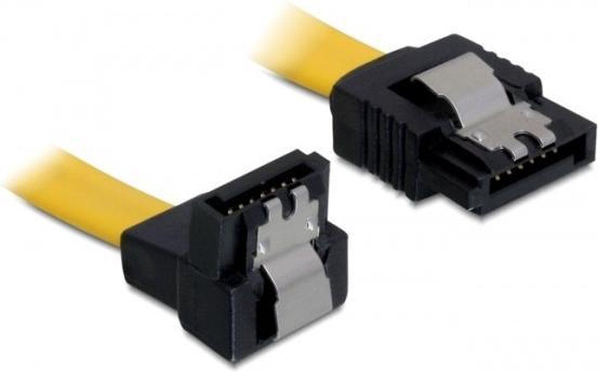 Goobay 1m SATA HDD SATA-kabel Geel