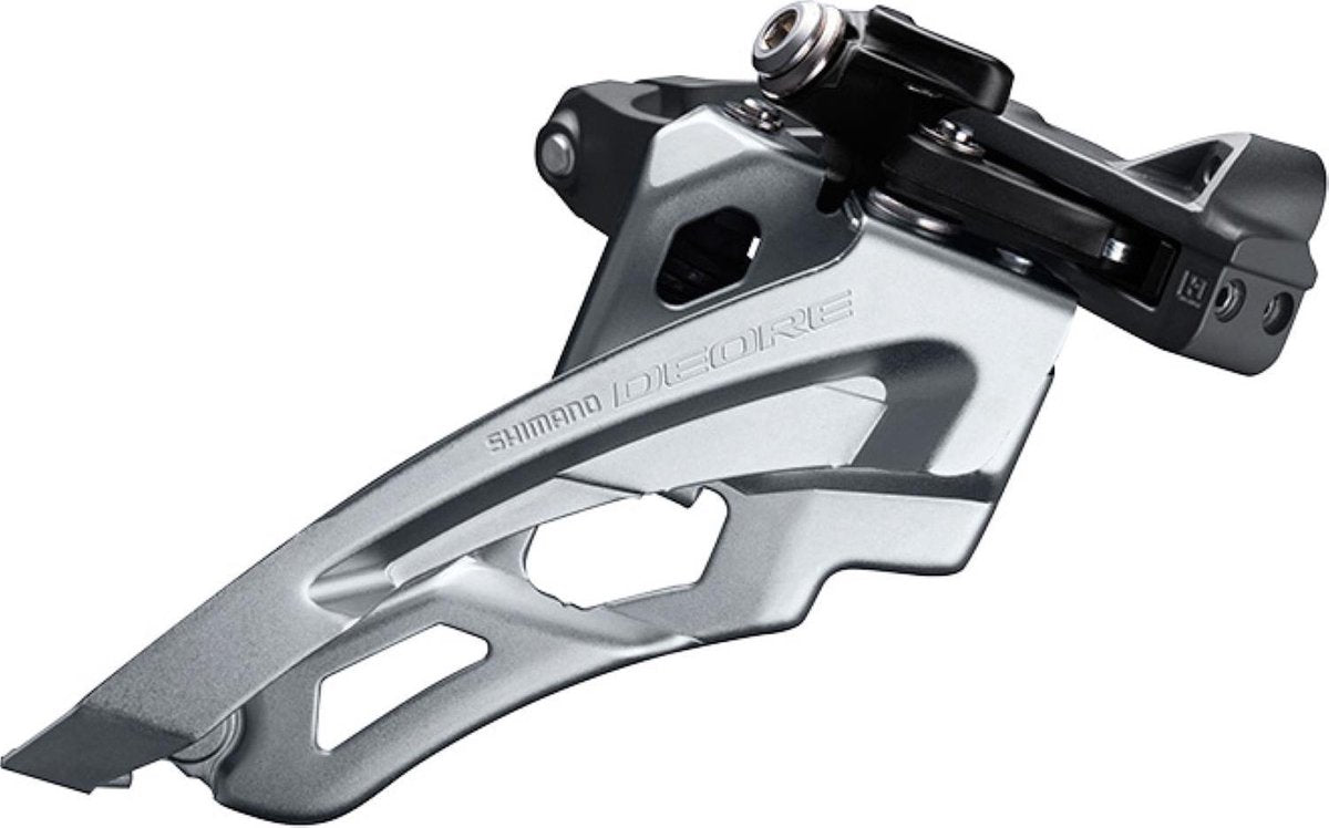 Voorderailleur Shimano Deore FC-M6000 3x10 speed - side swing - hoge klem - 40-42T - zwart