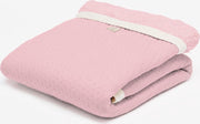 fair and cute - wiegdeken winter - light pink - soft dots
