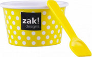 Zak!Designs Dotty Ijsschaaltje - Incl. Lepel - Melamine - Ø 8 x 5