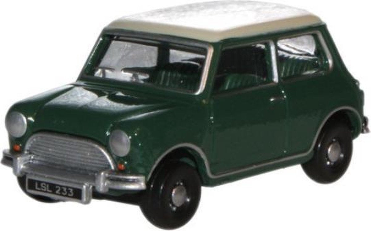 Austin Mini 1:76 Oxford Groen / Wit 76MN003