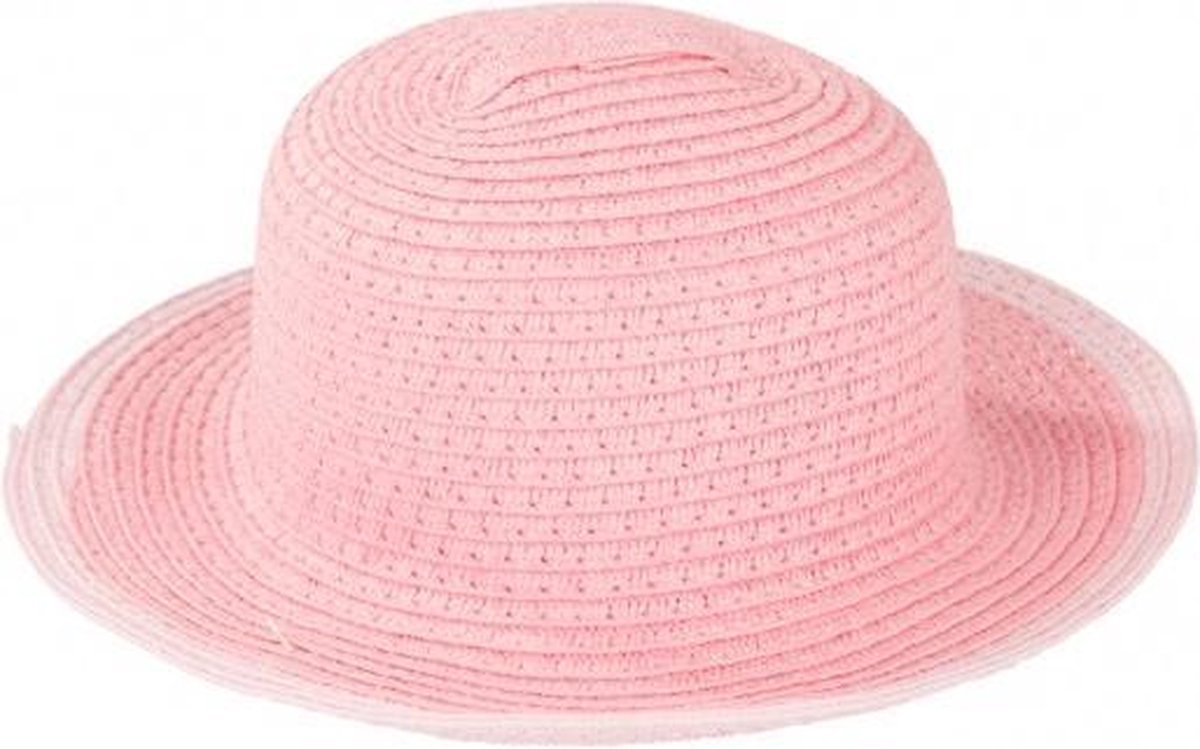 Götz accessoire voor poppen strohoed roze voor pop van 42-50cm