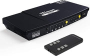 NÖRDIC SGM-167 HDMI switch 4 input naar 1 output - 4K 60Hz - HDCP 2.2 - Zwart