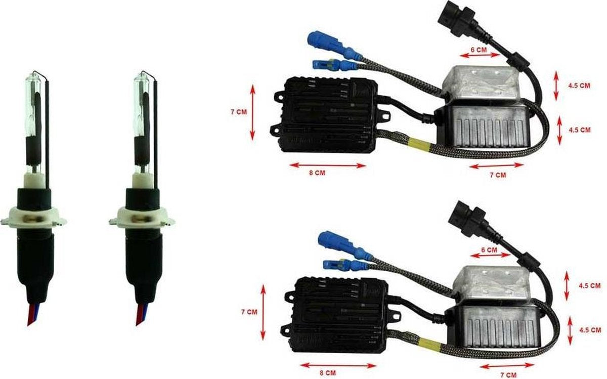 H7 8000k RC-lampen X-Line Xenonset Canbus