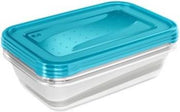 FREDO FRESH VERSHOUDDOZEN TRANSP/BLAUW SET 3  29X19X07 -  2