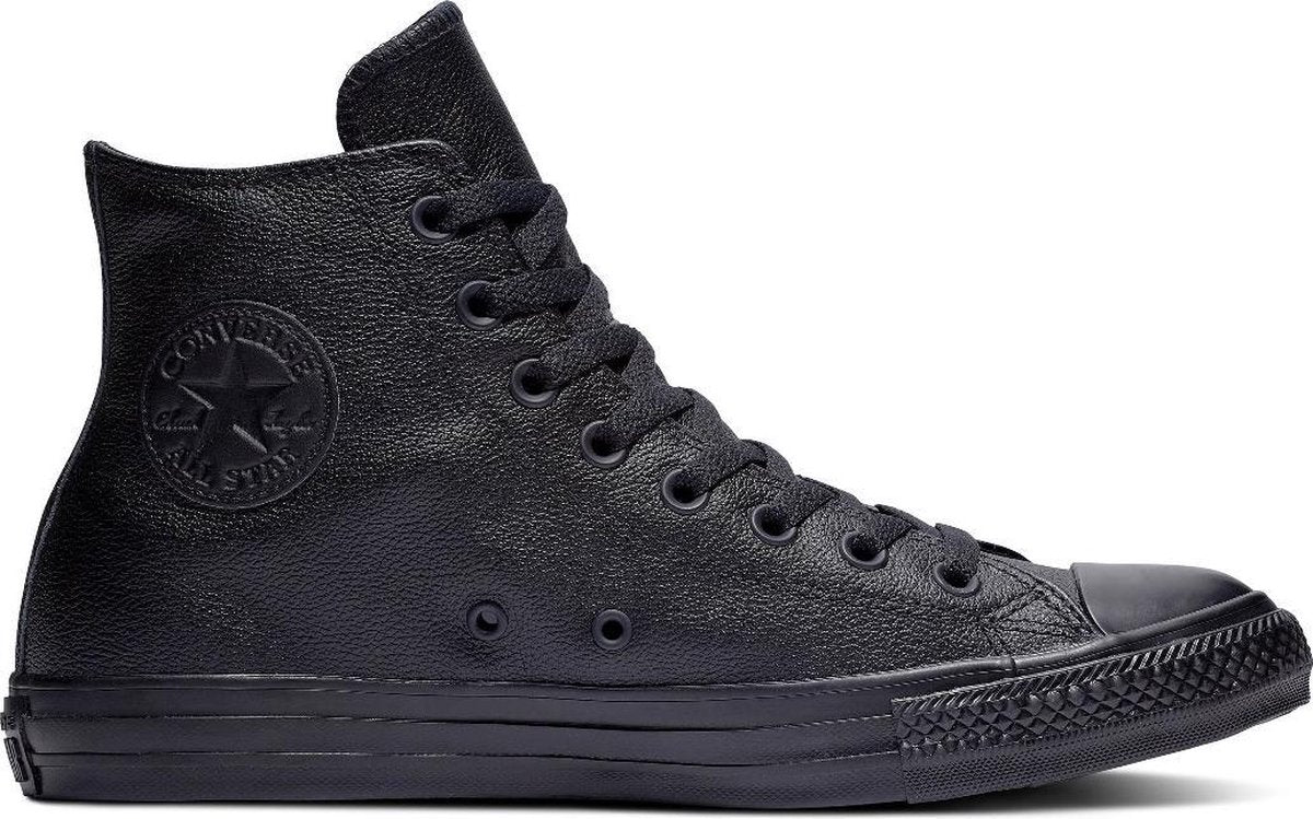 Converse All Stars Leather Hoog 135251C Zwart-36.5