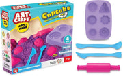 DEDE Art Craft- Cupcake Speelzand Set - Magisch Zand - Speelzandset Cupcake 500 gr