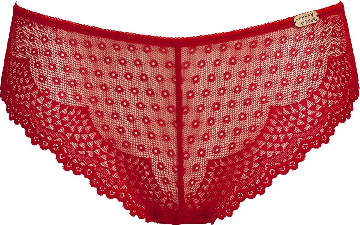 Dream Avenue Time Square rood Short - Onderbroek Maat: M