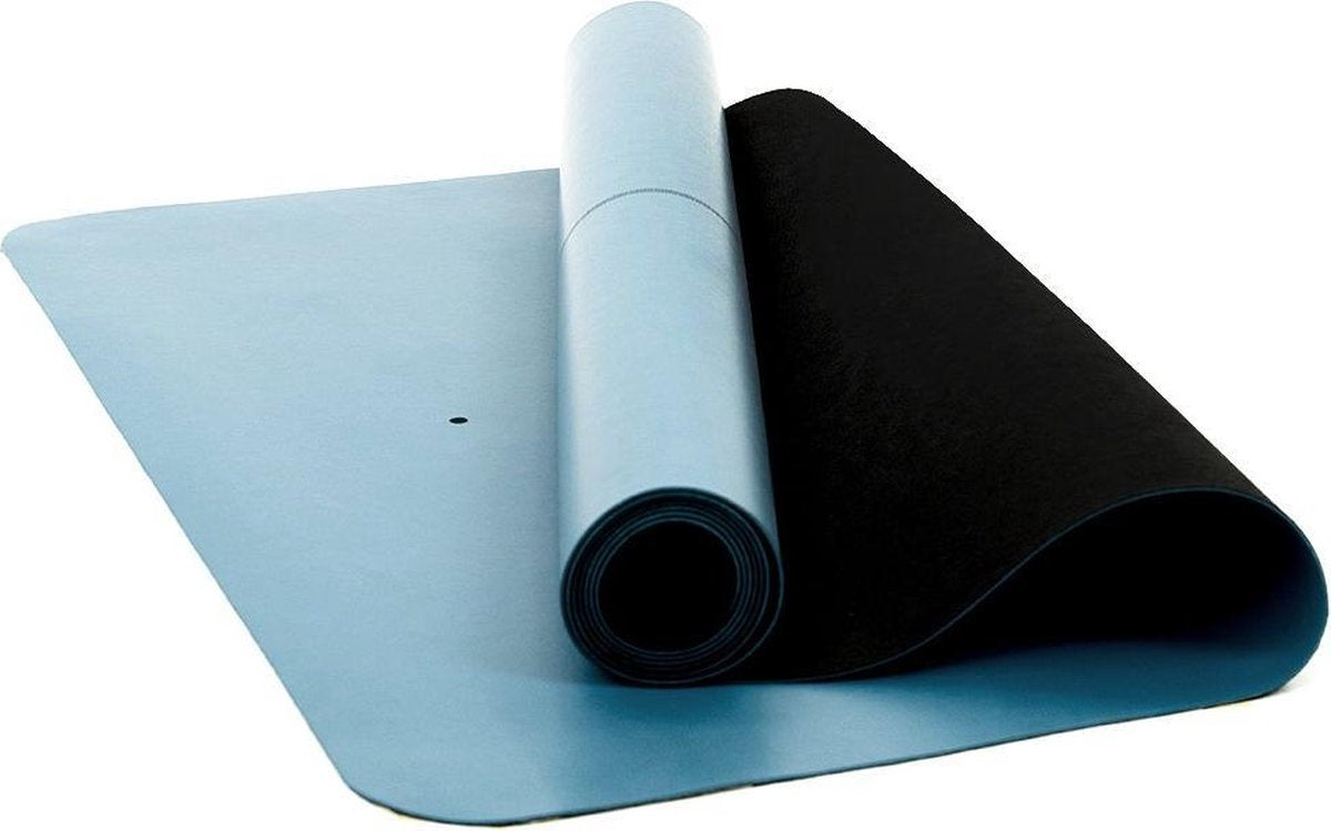 Wiworldandi Travel Yoga Mat Neelah Blue inclusief draagtas