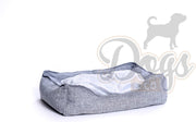 Dogs&Co Hondenmand Linnen Grijs Maat S - 61x48cm