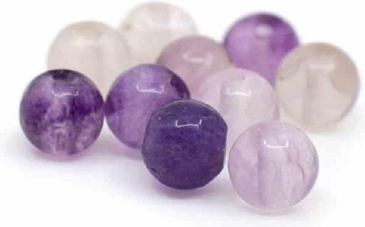 Edelsteen Losse Kralen Fluoriet – 10 stuks (4 mm)