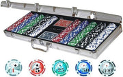 Poker koffer Alu 500 laser chips 115 gr