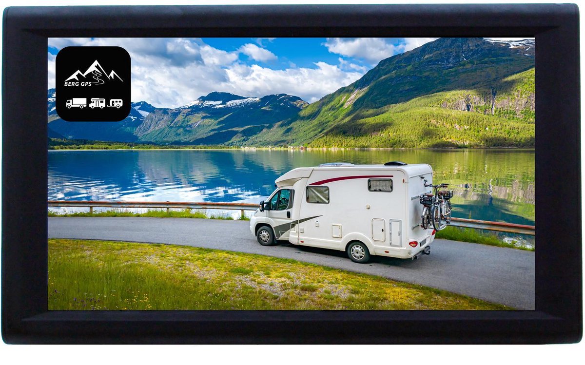 BergGPS - 9-inch - CamperNavigatie - Verkeersinformatie - DashCam - Wifi - Camperplaatsen / APPS - Europa