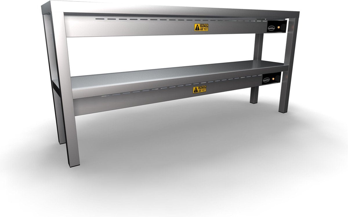 Professionele Combisteel Etagere Keramisch Verwamd 2 Niveaus 1400
8 Heaters Ã€ 250W | 7020.0740 | Horeca