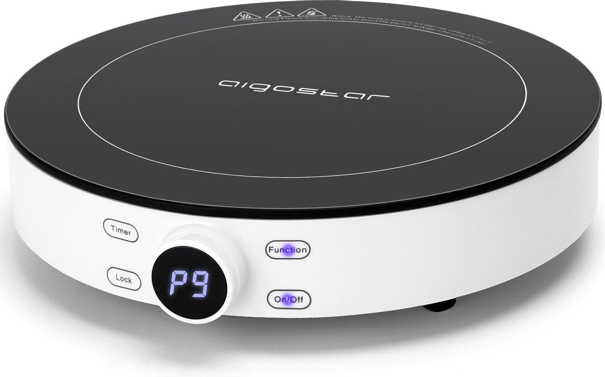 Aigostar Cookmate 30INN - Inductie Kookplaat - 2000 Watt - Touch control