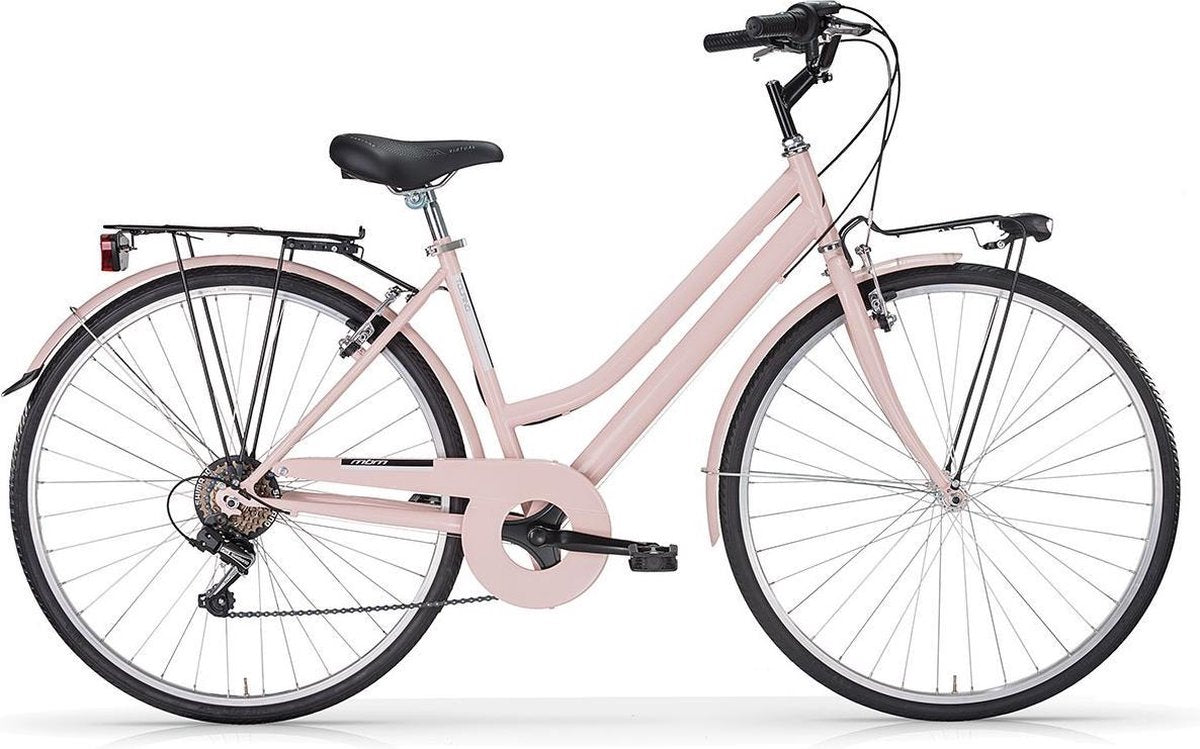MBM TOURING LADY  28 INCH HYBRIDE H46  6 SPEED  ROZE NUDE