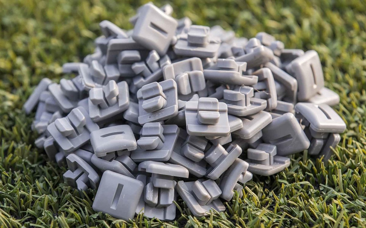 Taktisport Nethaak  - Voetbaltrainer - Dubbele nethaak - 10 stuks - voor glijgoot