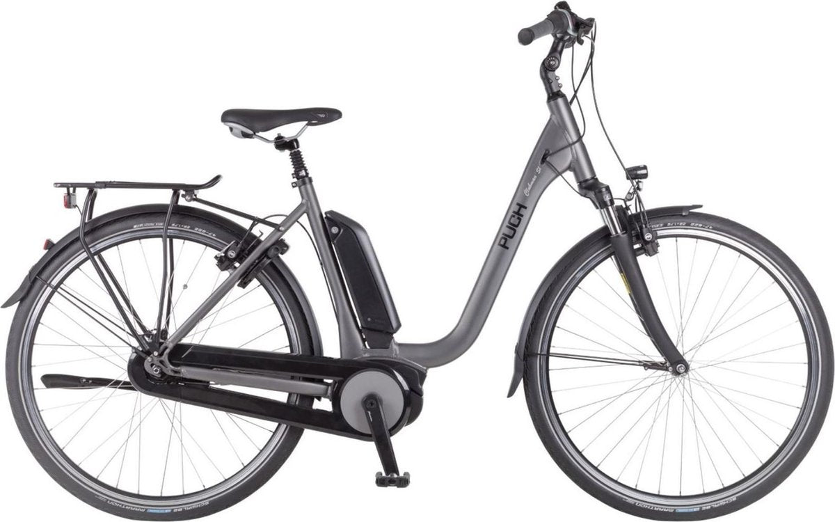 Puch Stadrad E SL Elektrische Fiets - Matgrijs - 28 Inch