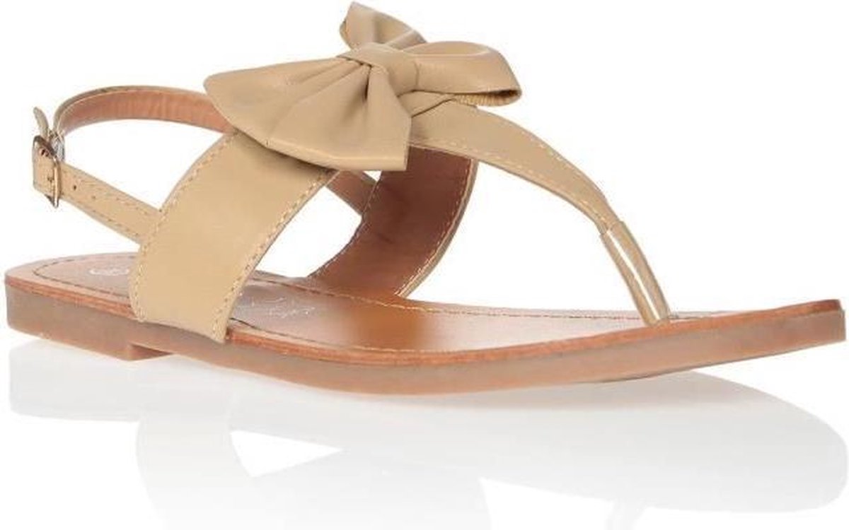 RODIER Fanny Knot Top Sandalen Beige Dames