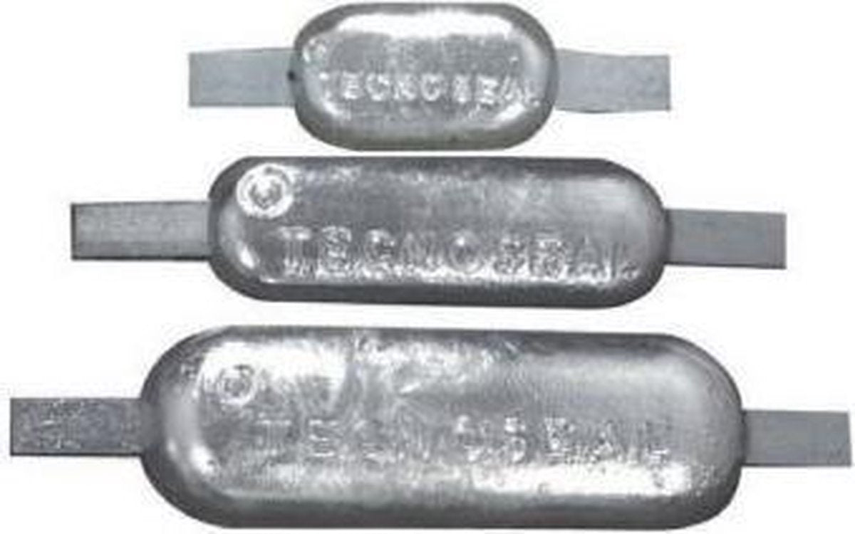 Zink anode met RVS strip 1kg (TEN00301)