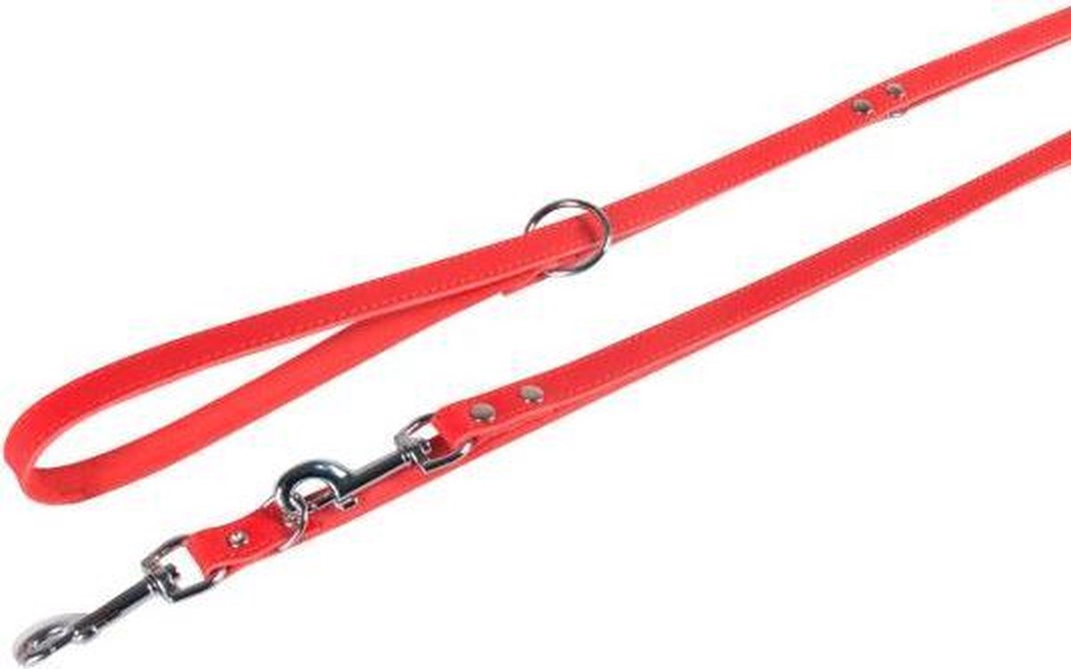 Trainingleash bowtie 200cm 18mm red