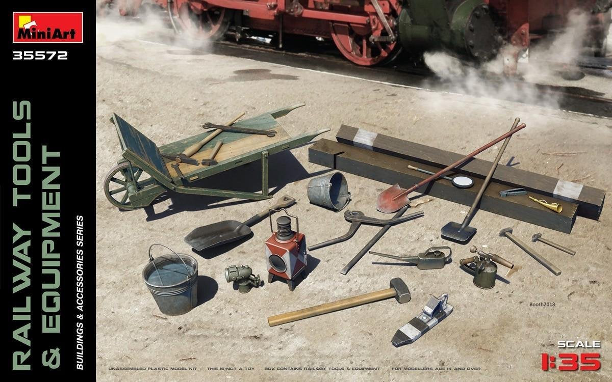 Miniart - Railway Tools & Equipment (Min35572)