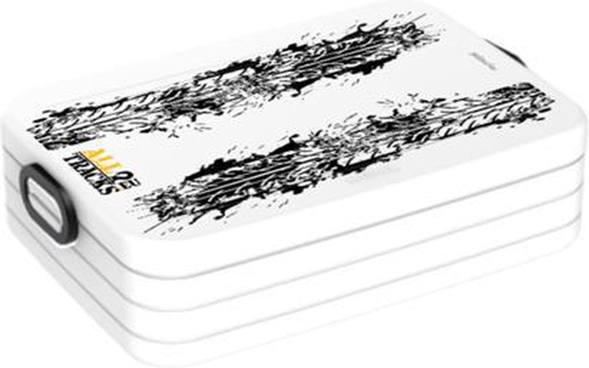Mepal Broodtrommel – Wit - Medium  - Bandenspoor - 4x4 Offroad
