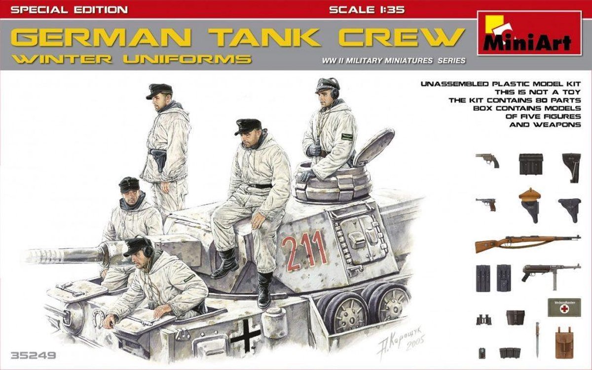 Miniart - German Tank Crew Winter Uniforms. S.e. (Min35249)