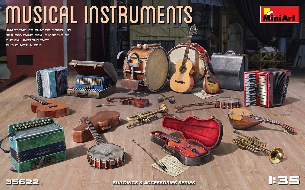 Miniart - Musical Instruments 1:35 (9/20) * - MIN35622 - modelbouwsets