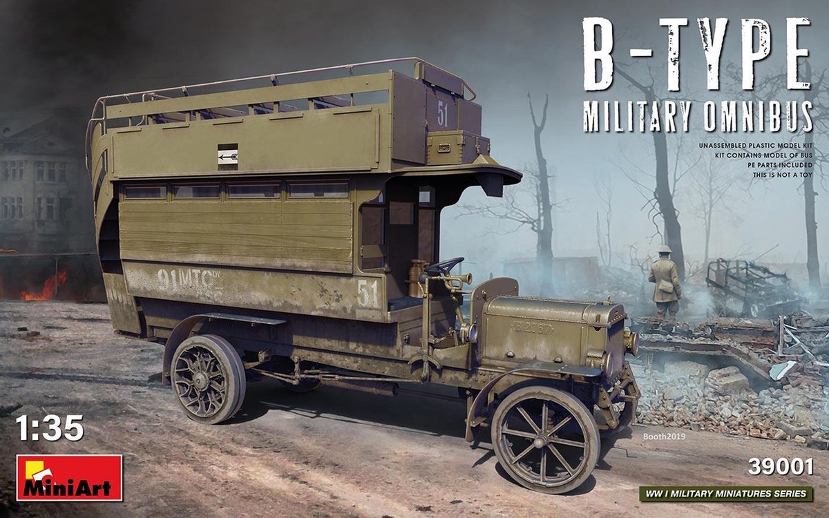 Miniart - B-type Military Omnibus 1:35 - MIN39001 - modelbouwsets
