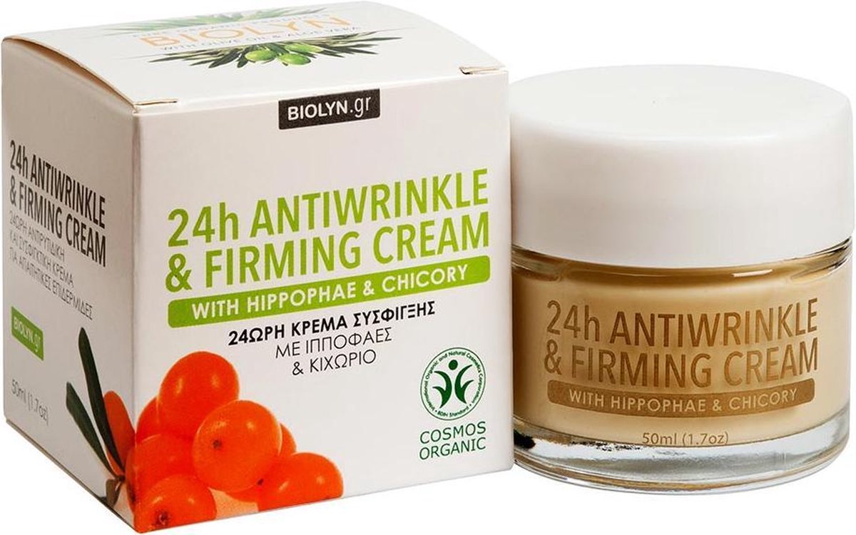 24u Biologische Gezichtscrème voor 40+ - Intense hydratatie - Anti-rimpel effect - Biolyn