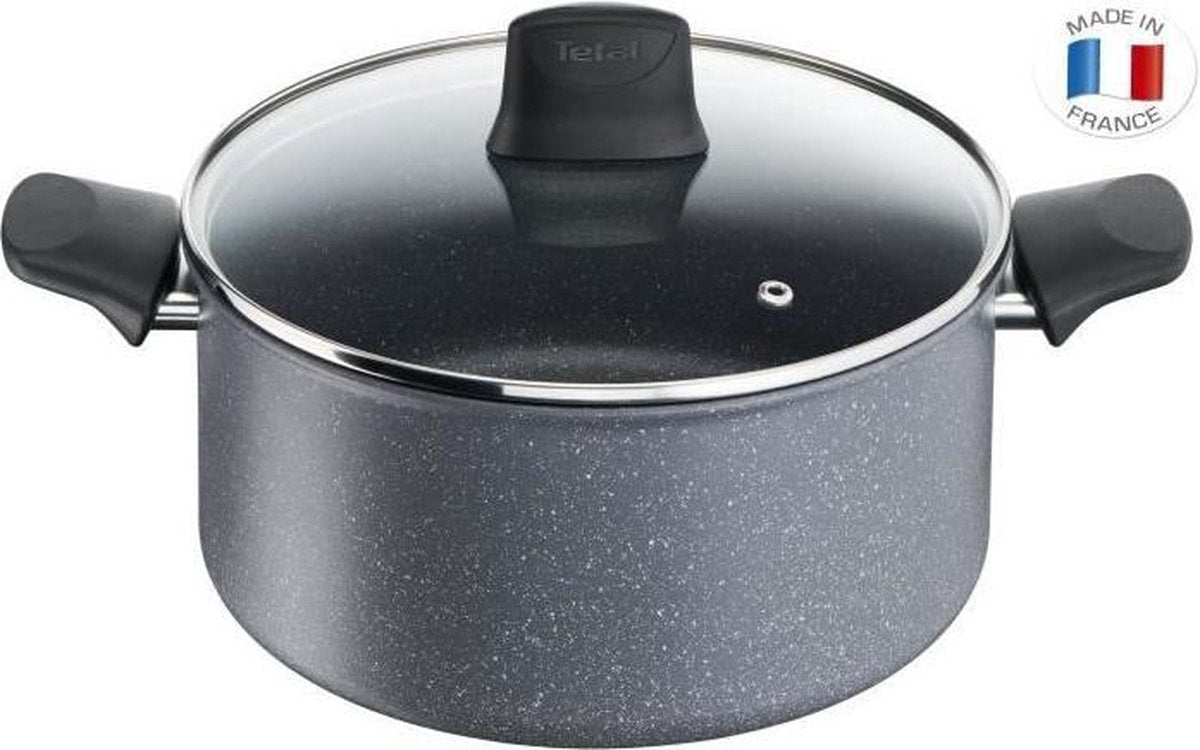 TEFAL - G1224602 - CHEF Stone Effect - Nederlandse oven - 24 cm (5 L)
