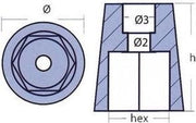 Schroefas anode