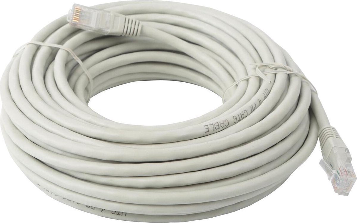 Netwerkkabel - Igia Atryn - Cat6 UTP - 15 Meter - Koper - Grijs