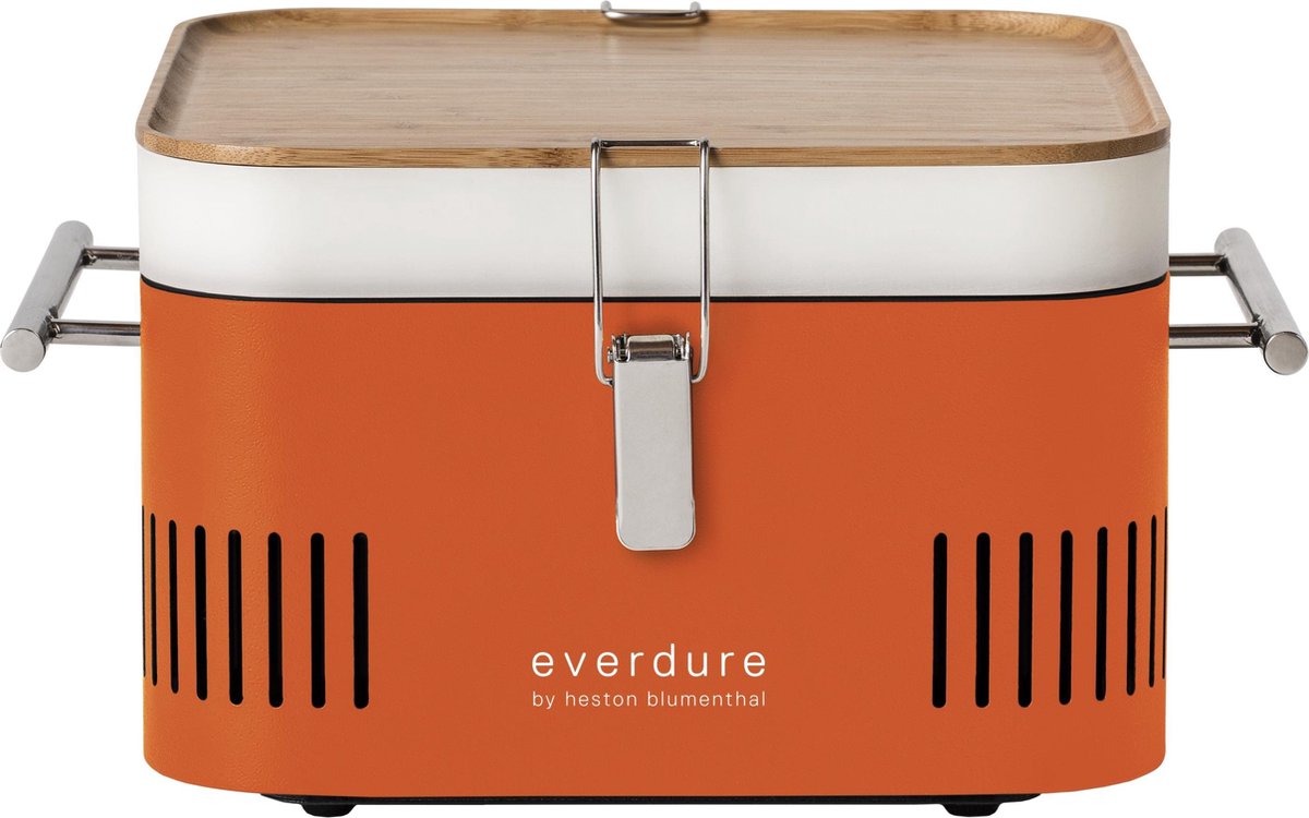 Houtskoolbarbecue Cube - Oranje - Everdure