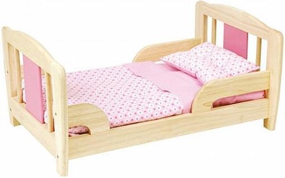 Pintoy houten poppenbed