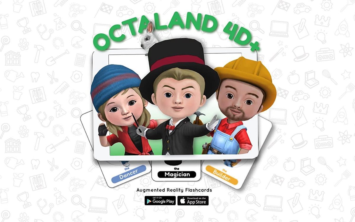 Octagon Studio - Octaland 4D+ Beroepen A-Z Flash Kaarten STEM